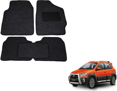 AUTYLE Fabric Standard Mat For  Toyota Etios Cross(Black)