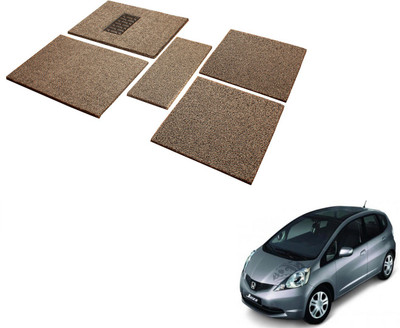 MOCKHE Rubber, EVA Standard Mat For  Honda Jazz(Black, Beige)