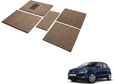 MOCKHE Rubber, EVA Standard Mat For  Volkswagen Polo(Black, Beige)