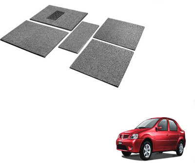 MOCKHE Rubber, EVA Standard Mat For  Mahindra Logan(Grey)
