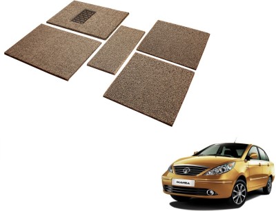 MOCKHE Rubber, EVA Standard Mat For  Tata Manza(Black, Beige)