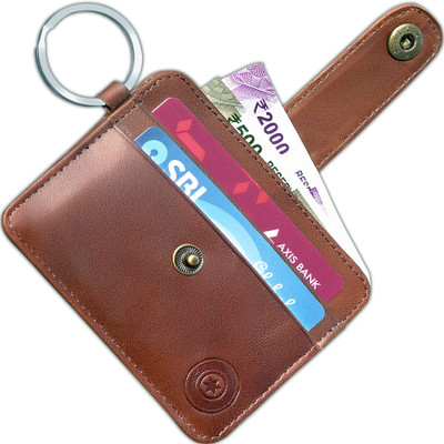 

POLLSTAR 4 Card Holder(Set of 1, Brown)
