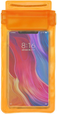 ACM Pouch for Mi 8 Se(Orange, Waterproof, Silicon, Pack of: 1)