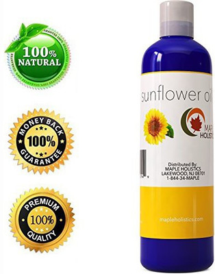 

Maple Holistics Pure Sunflower Seed Oil - Cold Pressed for Greatest Efficacy(113.36 g)
