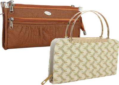 

Element Cart Casual, Formal, Party Multicolor Clutch