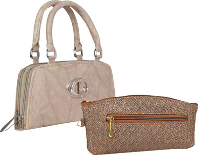 

Element Cart Casual, Formal, Party Brown, Beige Clutch, Beige;brown