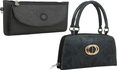 

Element Cart Casual, Formal, Party Black Clutch