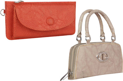 

Element Cart Casual, Formal, Party Tan, Beige Clutch, Beige;tan
