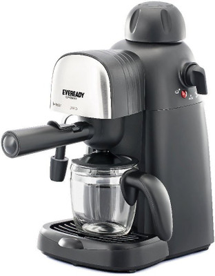 

Eveready espresso maker 4 Cups Coffee Maker(Black)
