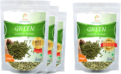 

Vihado Ultimate Premium Green Coffee Beans/ 100% Pure & Natural / 3 Pack of 100g / Free 50g Beans Extra / Special Green Coffee For Quick Results & Health Benifits Instant Coffee 350 g(Pack of 3, Green Coffee Flavoured)