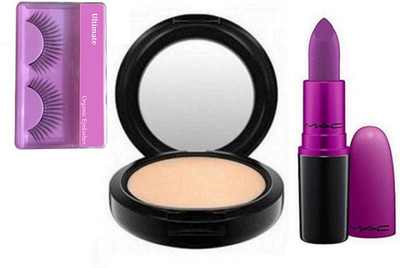 

Ultimate Eyelashes, Studio Fix Compact With Long Lasting Matte Finish Heroine Lipstick (Set of 3)(Set of 3)