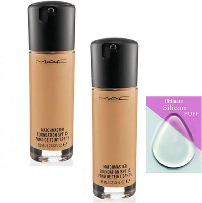 

Ultimate Silicone Puff, Mac Match Master Foundation Fond De Teint (Pack Of 2)(Set of 3)