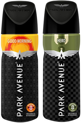 

Park Avenue good morning & hero Deodorant Roll-on - For Men(250 ml, Pack of 2)