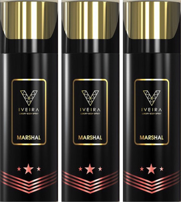 

IVEIRA 3 Marshal Body Spray - For Men(495 ml, Pack of 3)