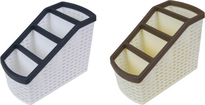 

CSM 4 Compartments Plastic Pen Stand(Multicolors)