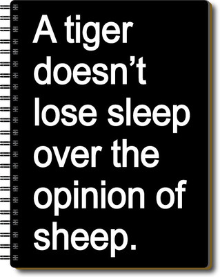 Nourish Daily Planner A5 Planner/Organizer Ruled 75 Pages(TIGER)