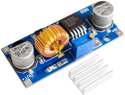 

Robocraze 5A XL4015 DC-DC Step Down Adjustable Power Supply Module LED Lithium Charge Electronic Components Electronic Hobby Kit
