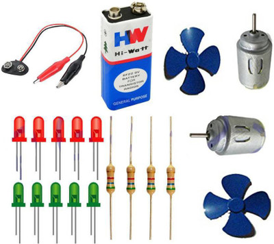 

PGSA2Z PGSA2Z Electronics 30 Items Loose Parts Materials Science Project Kit Electronic Components Electronic Hobby Kit