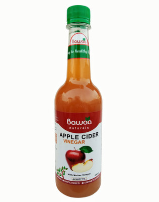 

Bawaa Apple Cider Vinegar with Mother - Raw, Unfiltered, Unpasteurized Apple Cider Vinegar(Apple Flavored)