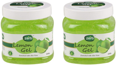 

Zerb Natural Extracts Enriched Whit Aloe Vera Lemon Gel - 500 gm Pack Of 2 Face Wash(500 g)