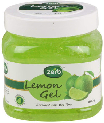 

Zerb Natural Extracts With Aloe Vera Removes Oil Dirt And Makes Your Skin Soft And Supple Lemon Gel(500 g)