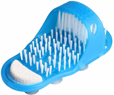 

LS Letsshop Foot Cleaning Shower Slipper Cleaner Pumice Stone Brush with Suction Cups(Multicolor)