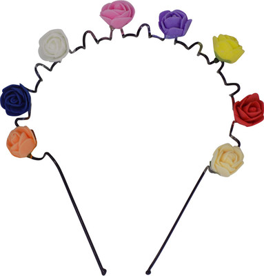 

AASA New Style ZigZag Hair Clips Floral Hair Bands For Kids, Girls And Women Hair Band(Multicolor)