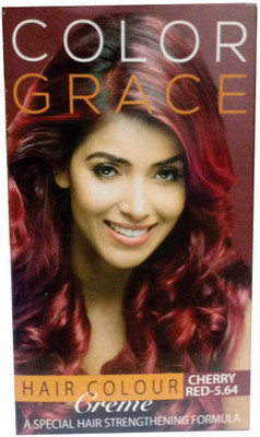 

COLOR GRACE Hair Color Creme Cherry Red For Women & Men Hair Color(Cherry Red)