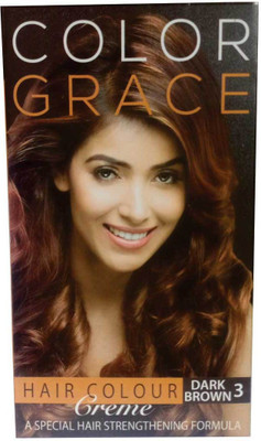 

COLOR GRACE Hair Color Creme Dark Brown For Men & Women Hair Color(Dark Brown)