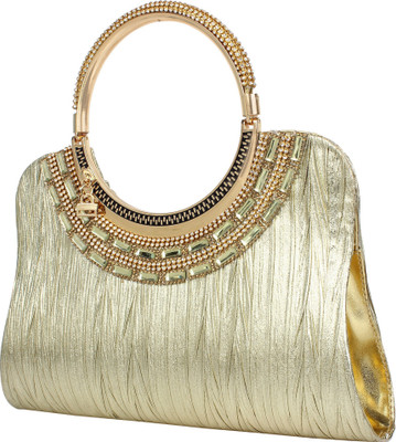 

Ayeshu Hand-held Bag(Gold)