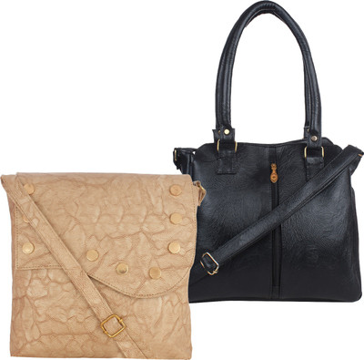 

Fillincart Shoulder Bag(Beige, Black)
