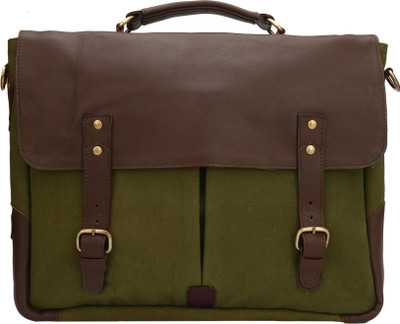 

U Carry Me Messenger Bag(Brown, Green)