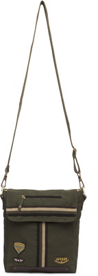 

Spykar Messenger Bag(Green)