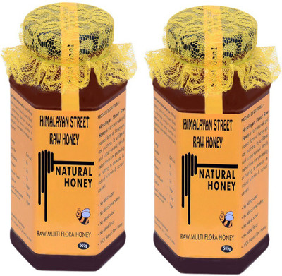 

himalayan street raw honey 100% NATURAL UNPROCESSED RAW MULTI FLORA HONEY (500 GM X 2)(1 kg, Pack of 2)