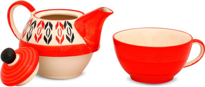 

Caffeine Caffeine Ceramic/ Stoneware 2 in 1 Kettle/Teapot Kettle Jug(0.5 L)