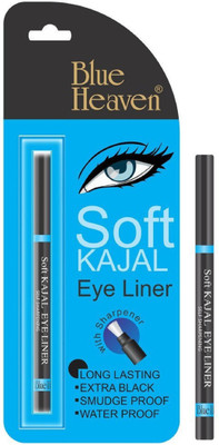 

Blue Heaven Soft Kajal Eye Liner (Black)(Black)