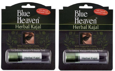 

Blue Heaven Herbal Kajal( Set of 2 Pc ) (Black)(Black)