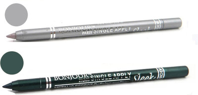 

Bonjour Paris party wear kajal(silver, green,)