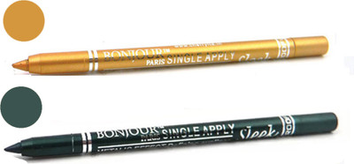 

Bonjour Paris party wear kajal(golden, green,)