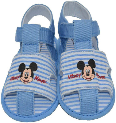 

Baby Bucket Boys & Girls Velcro Flats(Blue