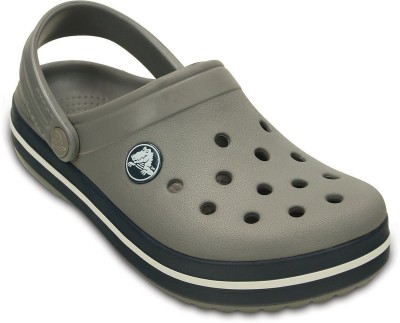 

Crocs Boys & Girls Slip-on Clogs(Grey, Smoke/navy