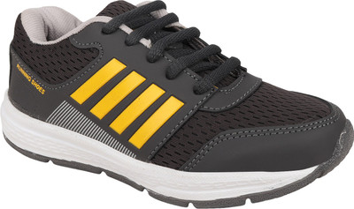 

WINDY Boys & Girls Lace Running Shoes(Grey