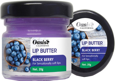 

Oasis CALIFORNIA Lip Butter For Sensationally Soft lips Black Berry Flavoured Black Berry(Pack of: 1, 20 g)