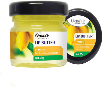 

Oasis CALIFORNIA Lip Butter For Sensationally Soft lips Lemon Flavoured Lemon(Pack of: 1, 20 g)