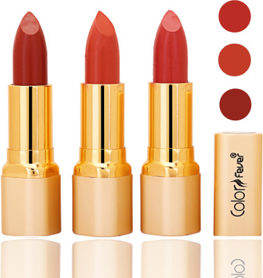 

Color Fever lipstick with Vitamin E, Enriched soft and smooth 9 to 5 matte(dry orange, brick orange, orange, 12 g)