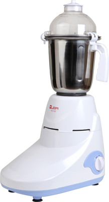 

Quba JM 80 500 W Juicer Mixer Grinder(White, Blue, 2 Jars)