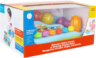 

Playwell Xylophone with Hammer and Ball(Multicolor)