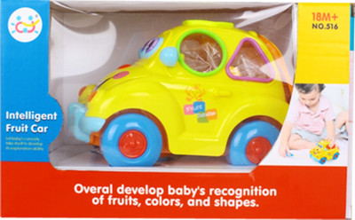

Playwell Intelligent Fruit Car with music and light.(Multicolor)