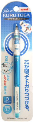 

UNI Mechanical Pencil, Kuru Toga Standard Model 0.7mm Pencil(Set of 1, Blue)