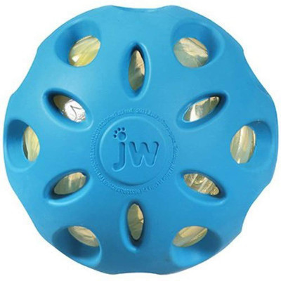 

JW Pet Crackle Heads Dog Ball (Large) Rubber Ball For Dog